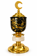 Royal Gold Crescent Incense Burner