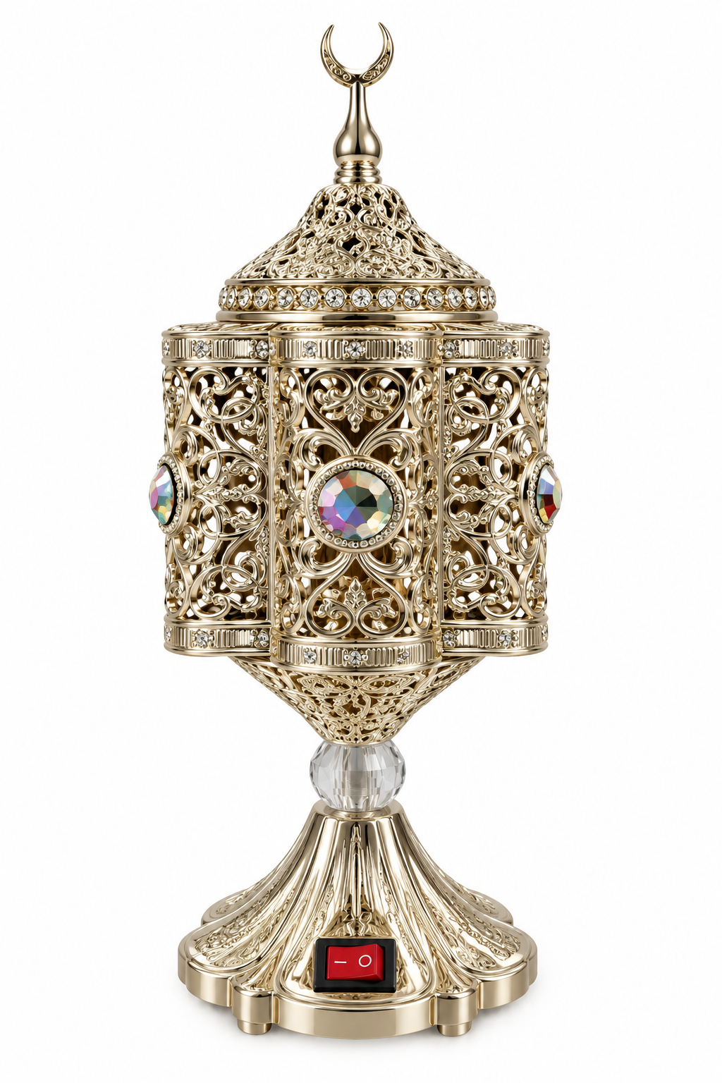 Silver Crown Incense Burner
