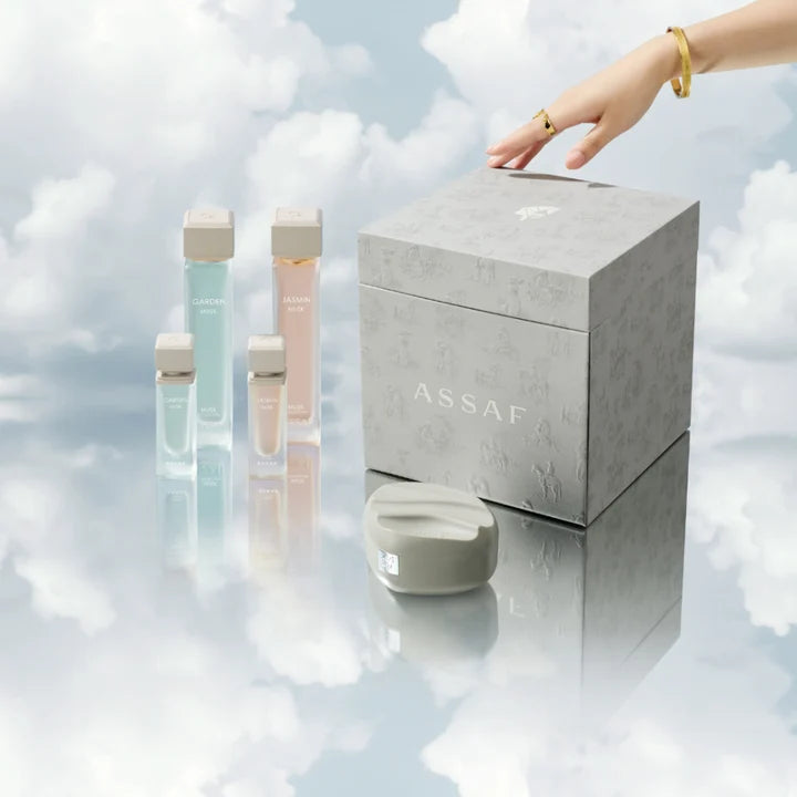 ASSAF GARDEN MUSK & JASMINE MUSK BUNDLE + POWDER