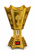 Gold Palm Incense Burner