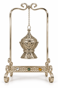 Luxury Silver Hanging Incense Burner