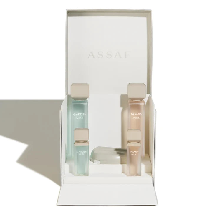 ASSAF GARDEN MUSK & JASMINE MUSK BUNDLE + POWDER