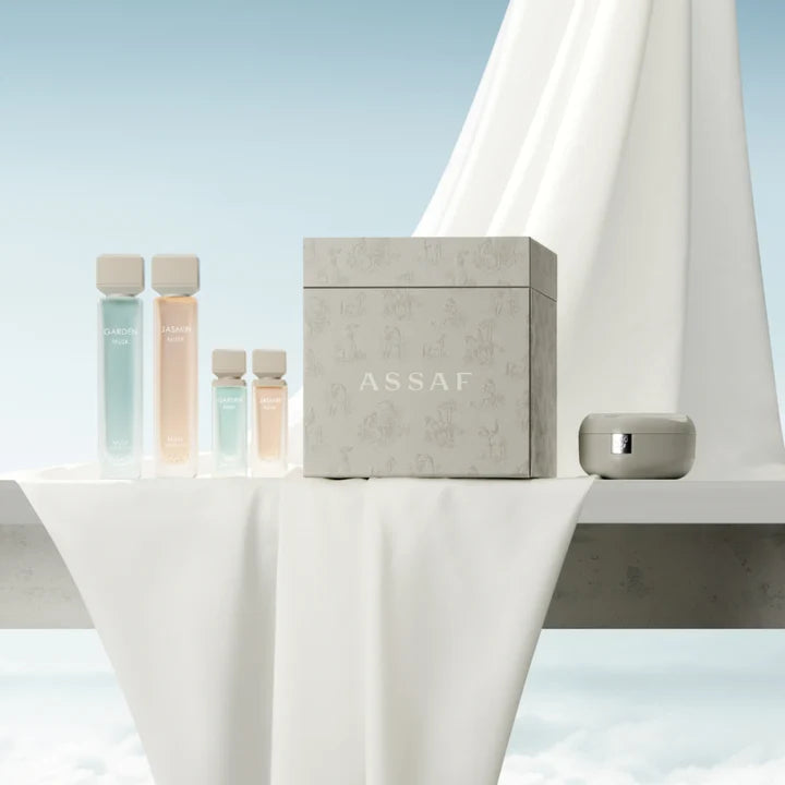 ASSAF GARDEN MUSK & JASMINE MUSK BUNDLE + POWDER