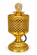 Gold Crystal-Detail Electric Incense Burner