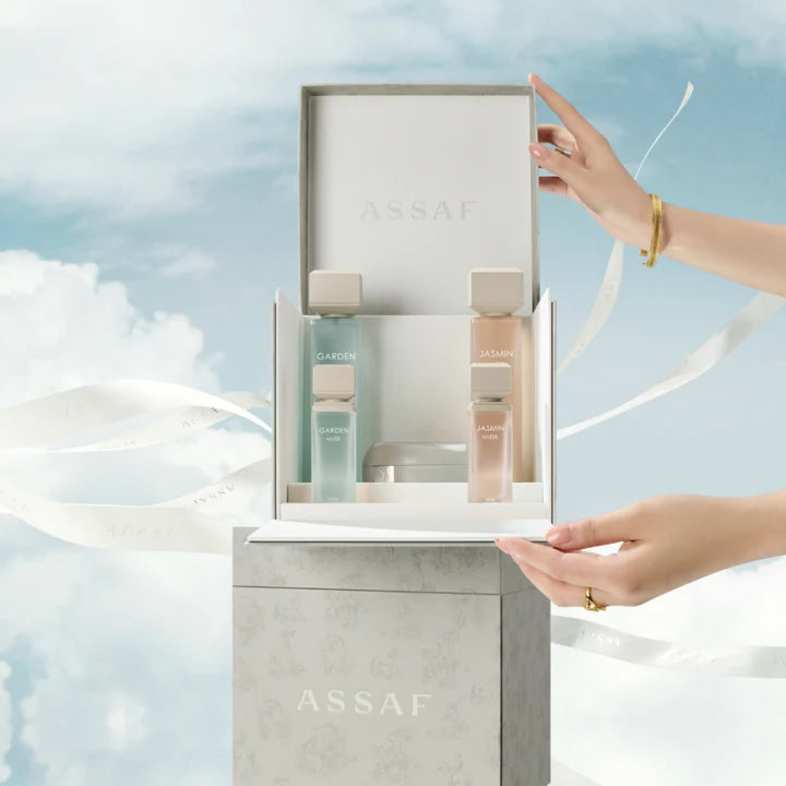 ASSAF GARDEN MUSK & JASMINE MUSK BUNDLE + POWDER