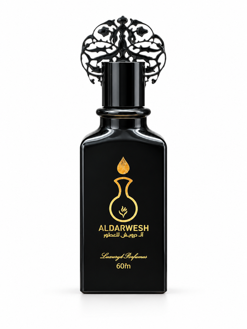 ALDARWESH Luxury Perfume – Black Ornate Cap – 60ml