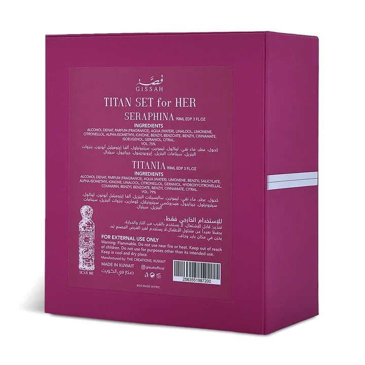 Titan Her Set 2x90 ml