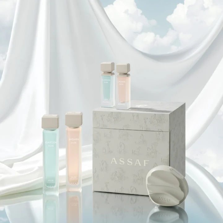 ASSAF GARDEN MUSK & JASMINE MUSK BUNDLE + POWDER