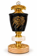 Royal Black and Gold Illuminated Incense Burner