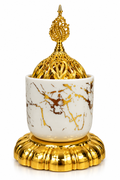Royal Marble-Design Incense Burner